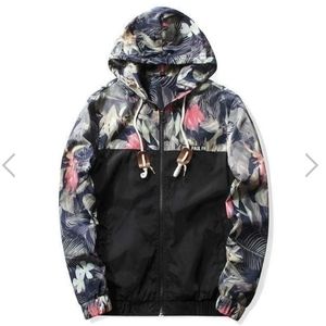 Floral Windbreaker